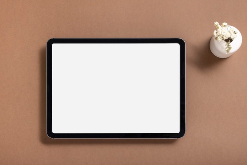 显示屏最小的上方视图平板电脑 极致便携与独特视角的融合